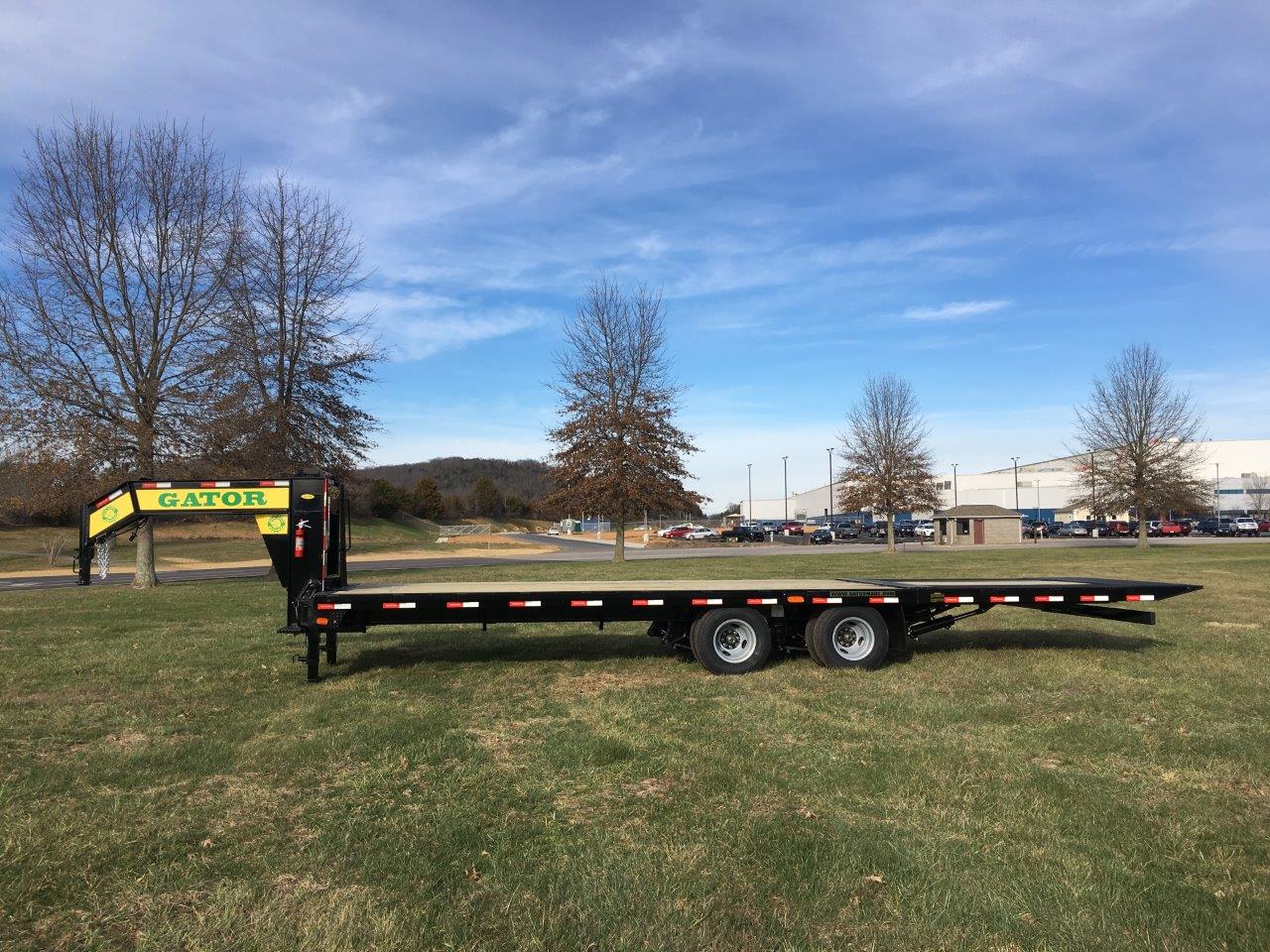 Gooseneck Trailer with Hydraulic Dovetail Gatormade Trailers