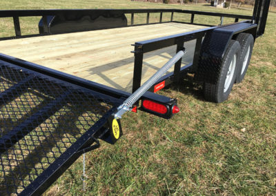 Utility Trailer 6 ft 10 inch x 16 ft (Side and Rear Gate)
