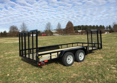 Utility Trailer 6 ft 10 inch x 16 ft (Side and Rear Gate)