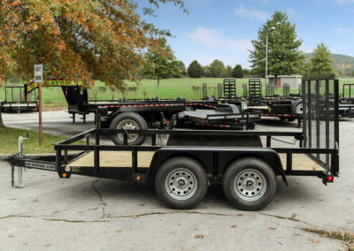 Utility Trailer 6 ft 10 inch x 12 ft Tandem Axle 7k GVWR