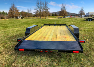 Flatbed Car Hauler Trailer (with Dovetail)